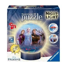 RAVENSBURGER - La Reine des Neiges 2 Puzzle 3D rond 72 pieces Illuminé
