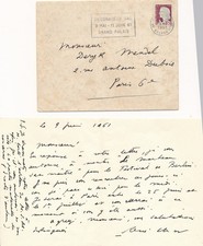 René Char lettre autographe