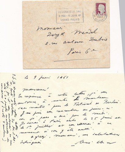 René char lettre autographe - rené,