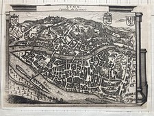 GRAVURE CARTE PLAN VUE