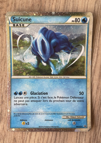 Carte pokemon suicune hgss21 - carte,