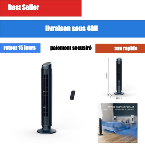 Ventilateur tour rowenta - rowenta, eole