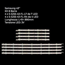 KIT 8 BARRES À BANDES LED