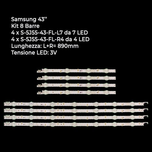 Kit barres bandes led - kit,