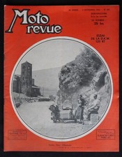 MOTO REVUE 1950 n°997 Vélomoteur moto sidecar cyclecar Andorre DKW 125 RT