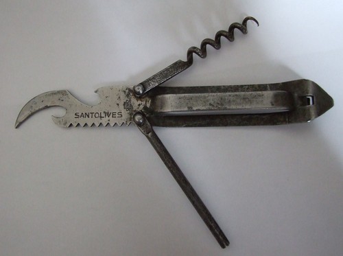 Ancien ouvre boite tire - boite,