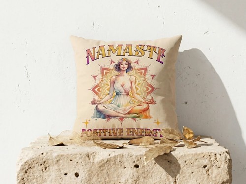 Coussin namaste chakra - ,, housse