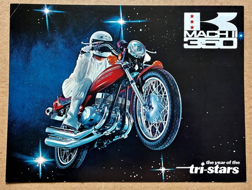 Depliant brochure kawasaki 350 - kawasaki,