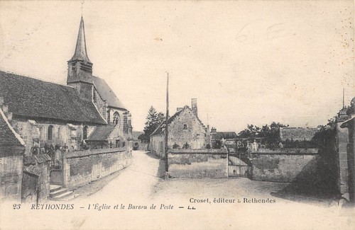 Cpa rethondes eglise - cpa, 60