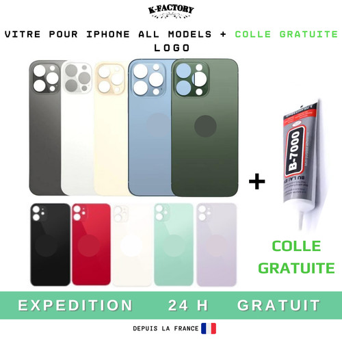 Vitre arriere pour iphone - arriere, x