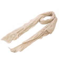 Étole à volants Faliero Sarti beige transparent, extensible, transparente,...