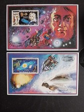 Djibouti Halley Comète Satellite Espace MNH Neuf 616 617 Bloc Luxe 