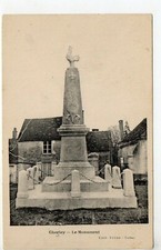 CHESLEY Aube CPA 10 le monument aux morts - le coq 