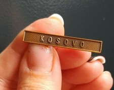 A06Q12 kosovo barrette agrafe ordonnance décoration Médaille 