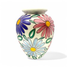 Grand vase Pop Art Schramberg Corso –  West Germany –céramique vintage – H 28 cm