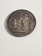 MEDAILLE DE MARIAGE  Religieuses EN ARGENT 