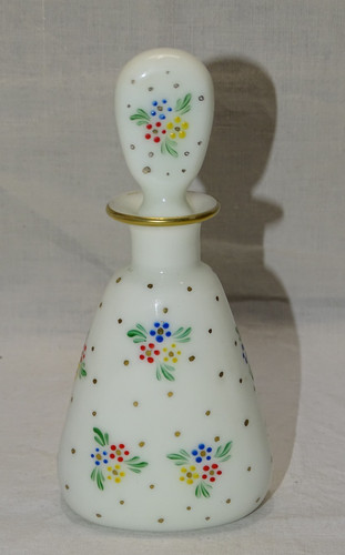 Joli flacon opaline decor - opaline,