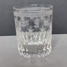 Grand verre gobelet en cristal