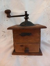 Moulin à café ancien en bois Japy Frères