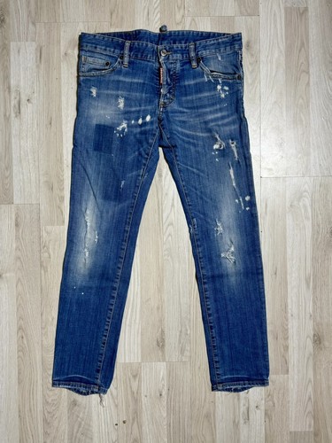 Dsquared2 jean slim bleu - jean,
