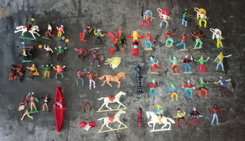 Lot cowboys indiens - cowboys,