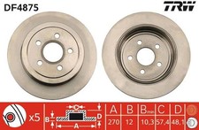 Brake Disc TRW DF4875