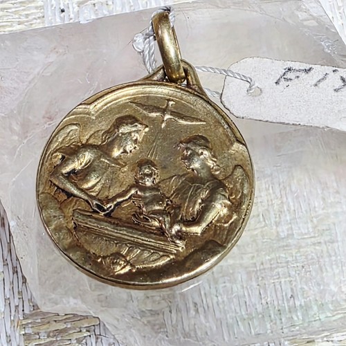 Médaille baptême fix style - fix,