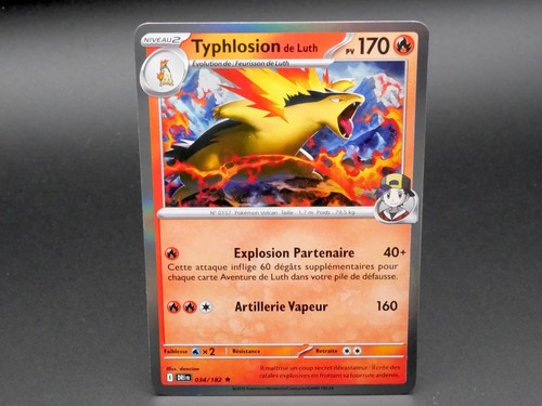 Carte pokémon typhlosion - carte, de