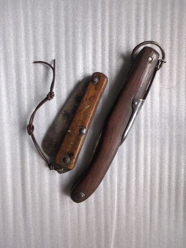 Lot anciens couteaux poilu - anciens,
