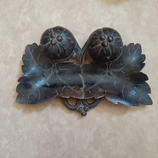 Encrier ancien Bois sculpté