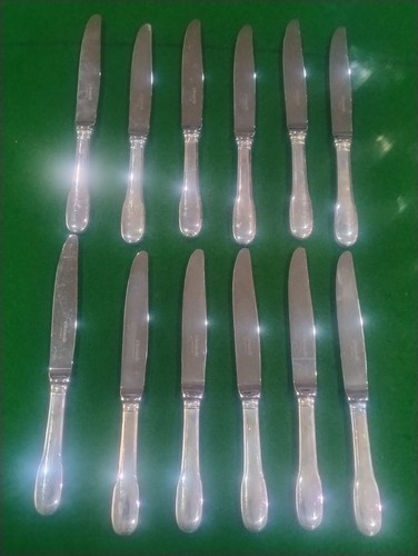 Couteaux dessert christolfe - couteaux, a