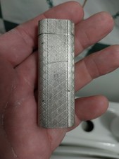 BRIQUET CARTIER VINTAGE PLAQUE ARGENT BON ETAT A RECHARGER BRIQUET ANCIEN LUXE 