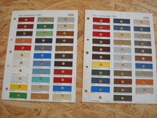 NUANCIER FIAT AUTOBIANCHI 1980