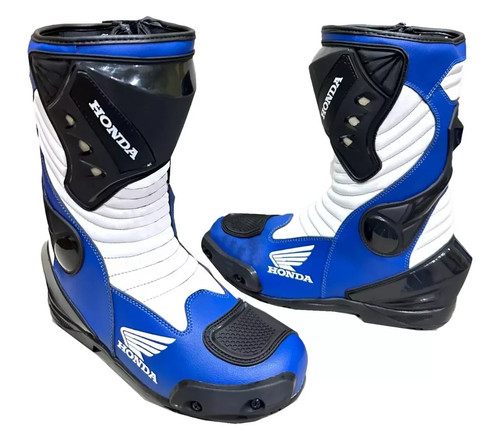 Honda motard cuir bottes - en,
