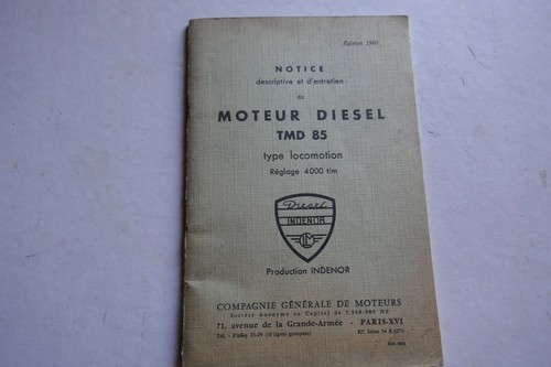Moteur diesel tmd - tmd, 85