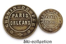 2 Boutons Chemin de Fer