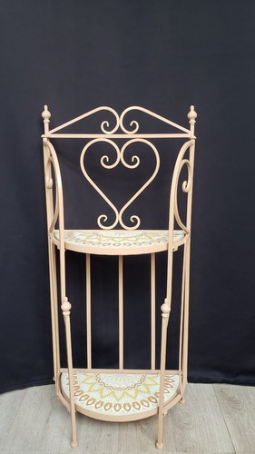 Etagère demi lune fer - demi-lune, en