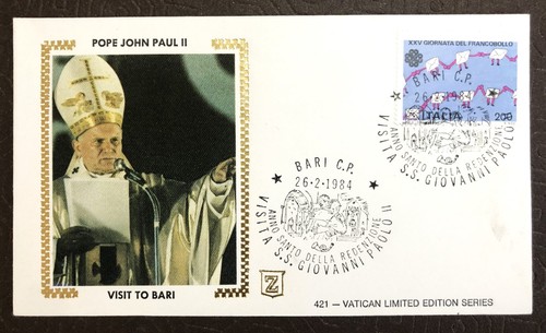 Fdc italy pope - "pope, paul