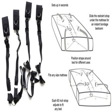 Lit Sangle Menottes Noir