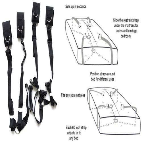 Lit sangle menottes - menottes, noir