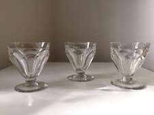 Ensemble de 3 verres Cristal