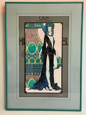 Superbe Lithographie Signée CAZA  BD Bande dessinée Le Monde D'ARKADI