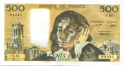 France billet 500 francs - billet,