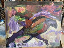 Peinture à L’huile Sur Toile Adrien Seguin , 12F 61 X50 Cm , Art Français Côté