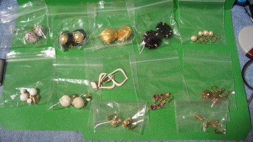 Clip earrings piece - 12,