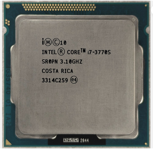 Intel core 3770s - i7-3770s, sr0pn