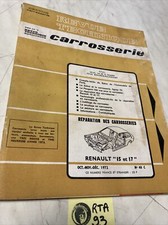 Renault 15 17 R15 R17 Revue Technique Automobile Carrosserie RTC édition 1972