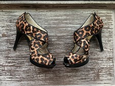 Michael Kors Leopard Print Fur