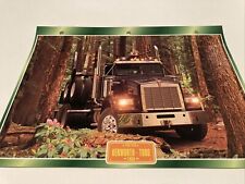 Kenworth T800 1986 porteur fiche carte passion camion Atlas