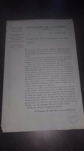 Vieux papier ministre - papier, d'etat